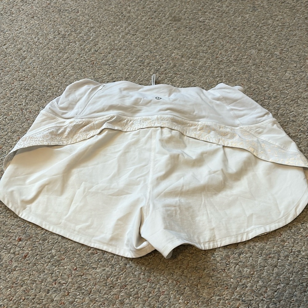 Lululemon white shorts